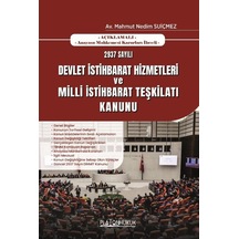 2937 Sayılı Devlet İstihbarat Ve Hizmetleri Milli İstihbaratı Teşkilatı Kanunu