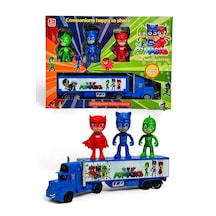 3 Lü Pjmasks Pj Maskeliler Tırlı Figürlü Karakter Figür Set