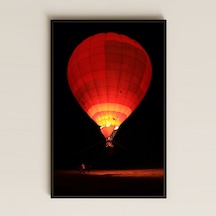 Gece Yanan Balon Uv Baskılı Dikey Atmosferik Pvc Tablo