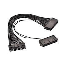 24 Pin Atx Dual Psu Power Supply Çoklayıcı Kablo Anakart Mining Kablosu