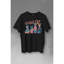 Gorillaz 2d Rock Blur Damon Albarn Feel Good Urban Baskılı Tişört Unisex T-shirt 001