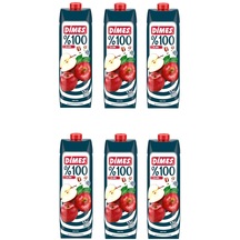Dimes %100 Elma Meyve Suyu 1 Lt X 6 Adet