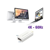 Usb-c Hdmı Dönüştürücü 4k 60hz Görüntü Aktarımı Macbook Pro Air, İpad Pro Uyumlu Type-c Hdmı Adaptör Gümüş
