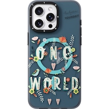 İphone 14 Pro Uyumlu Kılıf Magsafe Özellikli Bee Brown Youngkit Colorful Life Serisi Turkuaz