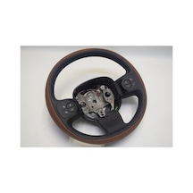Fiat 500 Direksiyon Simidi Kahverengi Siyah Deri F1 Tuşlu