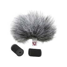 Rycote 065515 Gri Renk Yaka Mikrofonu için Rüzgar Koruyucu