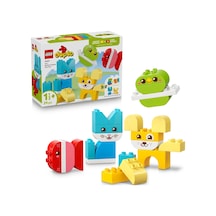 LEGO® DUPLO® İlk 3'ü 1 Arada Yaratıcı Sevimli Hayvanlar 10477 - 1.5 Yaş Üzeri için 8 Seçenek İçeren Oyuncak Yapım Seti (24 Parça)