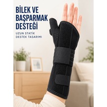 Mrcelikpazar Başparmak Ve El Bilek Destek Ateli Metal Destekli Ayarlanabilir Cırtlı Bileklik Diğer