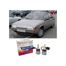 Citroen Bx Led Xenon Uzun + Kısa Far Ampulü H4 Duo Yeni Seri Beyaz
