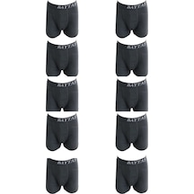 10'Lu Erkek Likralı Pamuklu Boxer