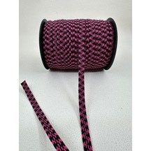 Paşateks 8 Mm Desenli Renkli Tres Lastik-5 Metre-pembe