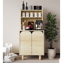 Parma 2 Kapaklı Mutfak Dolap, Kahve Köşesi, Çok Amaçlı Dolap Safir