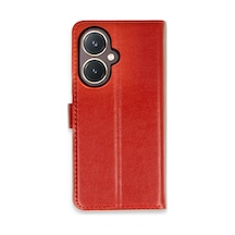 Newface - 45 - Vivo Y27 Kılıf Trend S Plus Kapaklı Kılıf - Edntrend - - Kırmızı