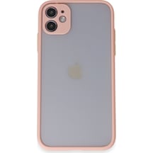 Apple iPhone Uyumlu 11 Kılıf Montreal Silikon Kapak - Pembe Bzsxx00 1