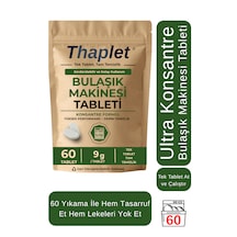 Thaplet Bulaşık Makinesi Tableti Ultra Etkili Formül 60 Adet Tablet