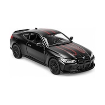 Rmz City Dark Series Bmw M4 Csl 1:32 Die-cast Çek Bırak Model Araba Mat Siyah