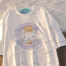 Startmore Sanrio Cinnamoroll Kısa Kollu Giysi Beyaz