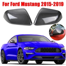 2 Adet-karbon Fiber Dikiz Aynası Kapağı Modifiye Dikiz Aynası Dekorasyon Ford Mustang İçin Uygun 2015 2016 2017 2018 2 Adet