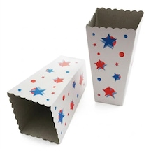 Şeylişeyler - Popcorn Mısır Kutusu Büyük Boy Karton Bardak 50 Adet 1 Paket