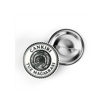 5 Adet İğneli Çanta Rozeti - Tuz Mağarası - Çankırı - 44 MM Çok Renkli