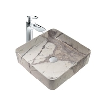 Paluci Öykü Calacatta White Lavabo Sırlı