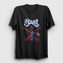 Presmono Unisex Chile Ghost T-shirt Siyah