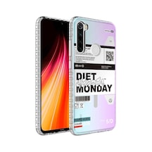 Smcase Xiaomi Redmi Note 8 Kılıf Desenli Elegans Serisi Silikon