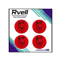 Rvell Kurt Koruma Takoz Damla Sticker 4 Lü 02 1.Resim