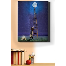 Webstyle Sayılarla Boyama Seti Kasnaklı Gökyüzünü Süslemek 50 X 65 Cm