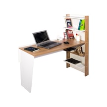 Mydesign Raflı Çalışma Masası - Beyaz/kiraz Beyaz