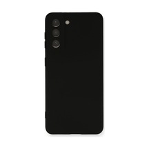 Kzy İletişim Samsung Galaxy S21 Fe İle Uyumlu Kapak İçi Kadife Kamera Korumalı Lansman Silikon Kılıf - Siyah