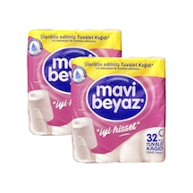 Mavi Beyaz 2 Katlı Tuvalet Kağıdı 2 x 32'li