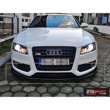 Audi A4 B8 Ön Lip Fiberglass Boyasız