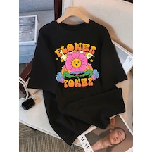 Noıssey Urban Pop Graphic Kadın Tişört Koleksiyonukod 5318 Siyah