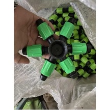 Trendooze 6 Yollu Dişli Damlama Hortumu Konektörü 7127 - Unik Dişli Bağlantı Seti Diğer