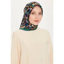 Armine Sura Saf İpek Eşarp 9214d 85 Çok Renkli
