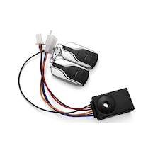 Elektrikli Araç Antenli Alarm Sistemi 36v-72v Uyumlu 120db Ses 150m Kumandalı Abssuz Güvenlik Cihazı