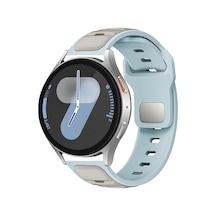 Redmi Watch 5 Active Zore Krd-135 22mm Silikon Kordon Strap Kayış - Açık Mavi-gri