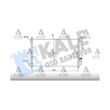 Esse Otomotiv Micra 03-10 Juke 10- Note 07- Benzinli 630×348×16 Klima Radyatör - KLE-382520 - 92100-EL00A