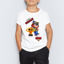 Isme Özel Brawl Stars Jessie Unisex Çocuk Tişört T-Shirt Mr-01 Çok Renkli