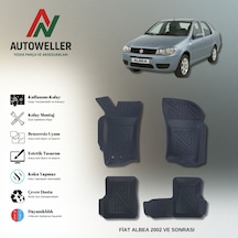 Fiat Albea 2002 Sonrası Uyumlu Havuzlu Oto Paspas