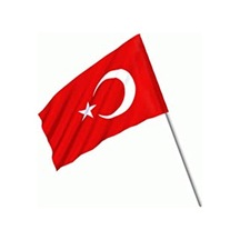 Türk Bayrağı Sopalı Yıkanabilir Alpaka Kumaş 30x45cm 1000 x 1500 CM