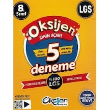 Lgs 5 Li Deneme Seti Oksijen Yayınları