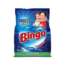 Bingo Matik Beyaz & Renkli 26 Yıkama Toz Çamaşır Deterjanı 1 X 4 Kg