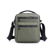 Erkek Omuz Çantası - Gri Günlük 19x23x1cm Yeşil Çok Gözlü Hafif Fermuar Tekstil 21-22 214265 Mavi