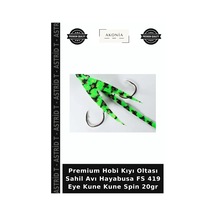 Premium Hobi Kıyı Oltası Sahil Avı Hayabusa Fs 419 Eye Kune Kune Spin 20gr