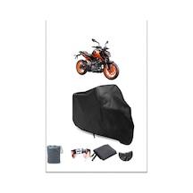 Siyah Ktm 200 Duke Su Geçirmez Dayanıklı Motosiklet Örtüsü