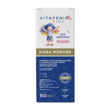 Kara Mürver Ekgerginliki, C Vitamini Ve Çinko İçeren Çocuklar İçin Sıvı Takviye Edici Gıda 150 Ml