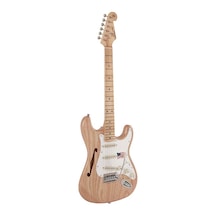 Sx Sst/Ash/H/Na Hollow Body Elektro Gitar (Natural)