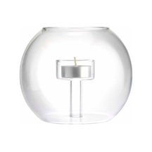 Pasabahce Globe Tealight Maxi Mumluk - 1 Adet Şeffaf